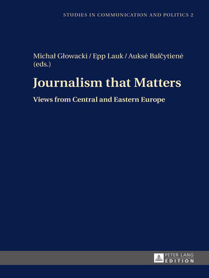 cover image of Journalism that Matters